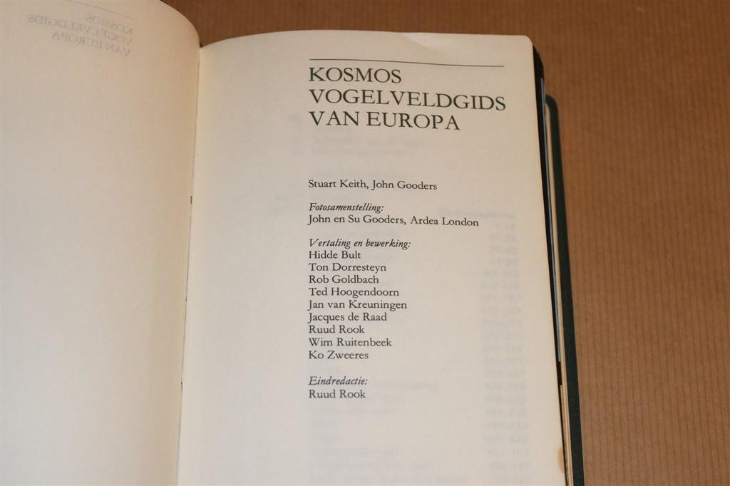 Kosmos Vogelveldgids van Europa — Zeer Uitgebreid [760 pag], Boeken, Ophalen of Verzenden, Gelezen, Paarden of Pony's