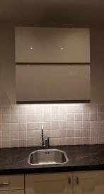 METOD keukenkast + Voxtorp front incl IRSTA LED Verlichting, Ophalen, Gebruikt, Beige, 50 tot 100 cm