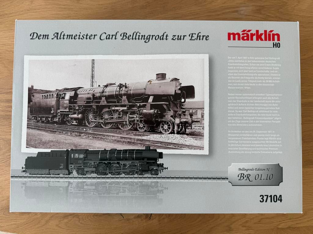 Märklin 37104 Stoomlocomotief BR 01.10 Bellingrodt Editie, Hobby en Vrije tijd, Modeltreinen | H0, Wisselstroom, Locomotief, Ophalen of Verzenden