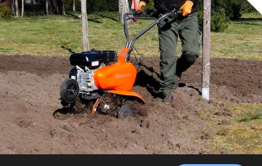 Tuinfrees /Grondfrees te huur frees huren, Ophalen, Gebruikt