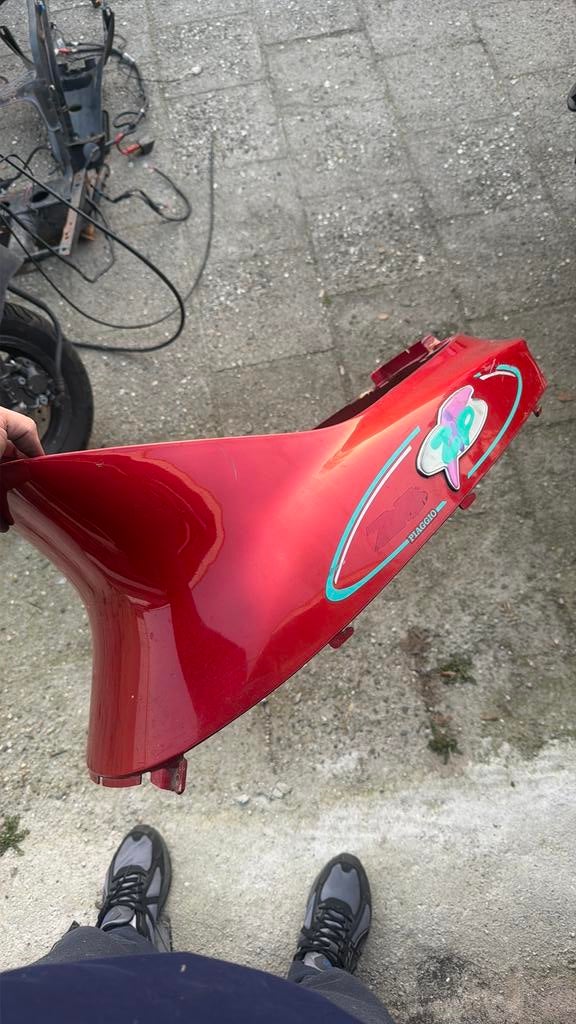 Type 3 Achterkap - Zip Type 1 2 Fastrider Piaggio Puch, Ophalen of Verzenden, Gebruikt, Kap