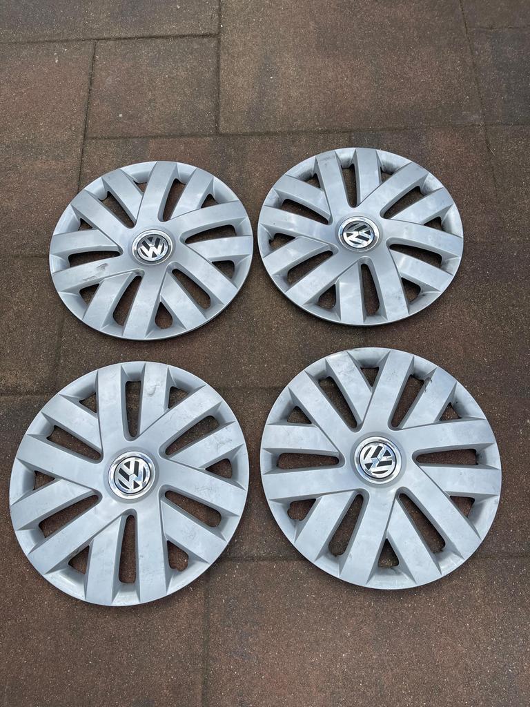 Wieldoppen volkswagen 16 inch, Auto diversen, Ophalen, Zo goed als nieuw