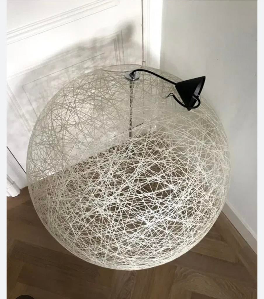 Moooi Random Light - Wit Glasvezel Hanglamp (80 cm), Ophalen of Verzenden, Gebruikt, Overige materialen, 75 cm of meer