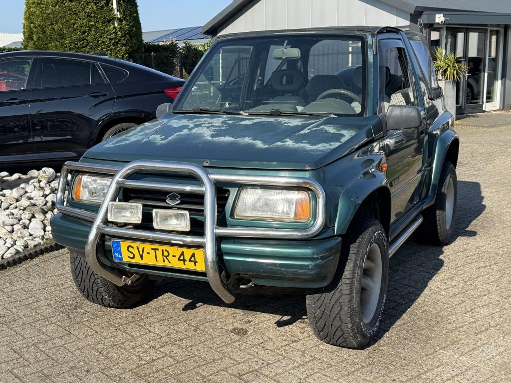 Suzuki Vitara 1.6 JX 1998 Cabrio Verhoogd 4-Persoons, Auto's, Stof, Cabriolet, 1590 cc, Origineel Nederlands