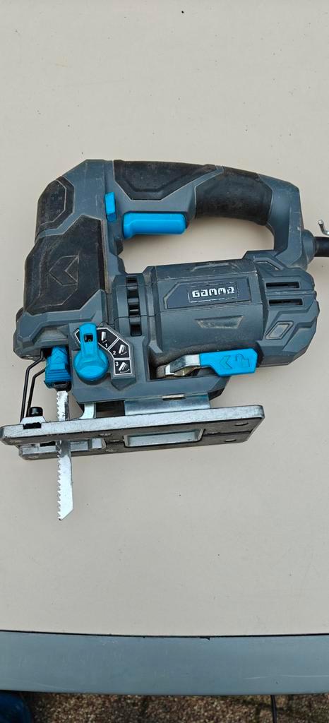 Gamma decoupeerzaag, Doe-het-zelf en Verbouw, Gereedschap | Zaagmachines, Gebruikt, Decoupeerzaag, Minder dan 600 watt, 30 tot 70 mm