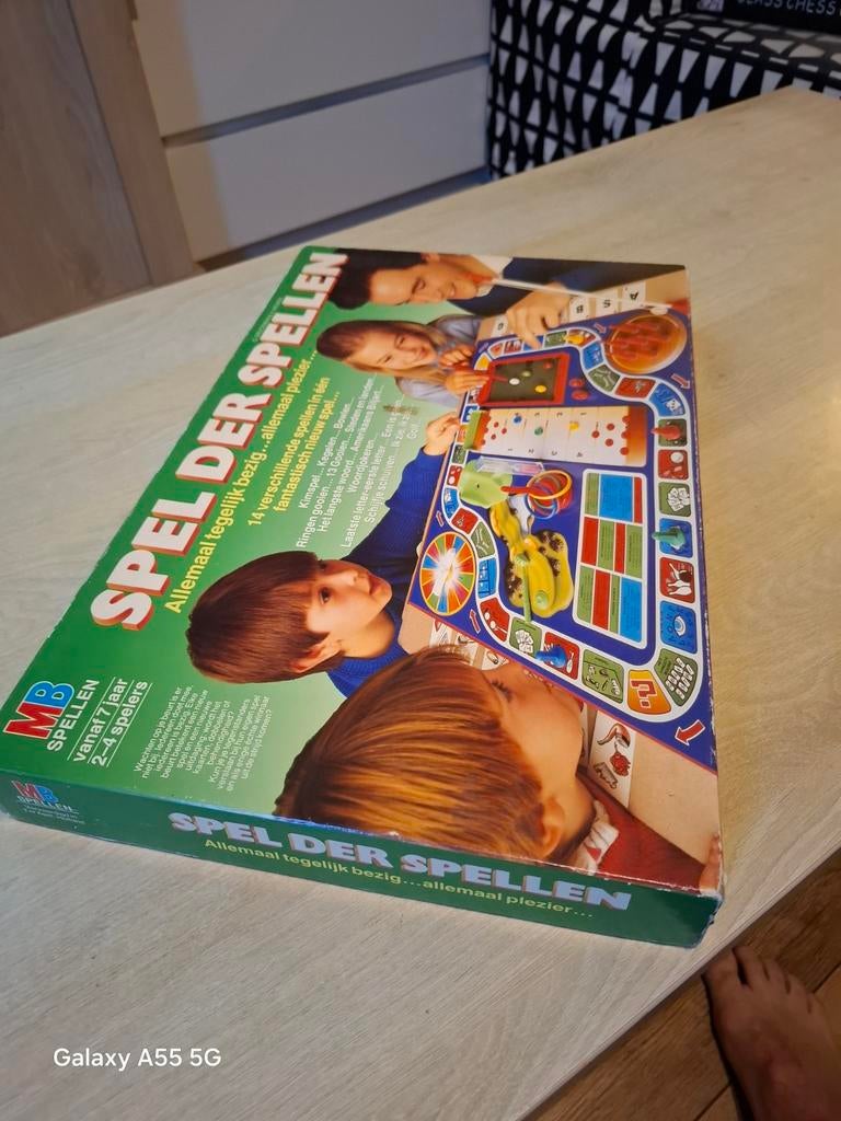 MB Spel der Spellen - Vintage Bordspel voor het hele gezin, Onbekend, Ophalen of Verzenden, Onbekend, Een of twee spelers