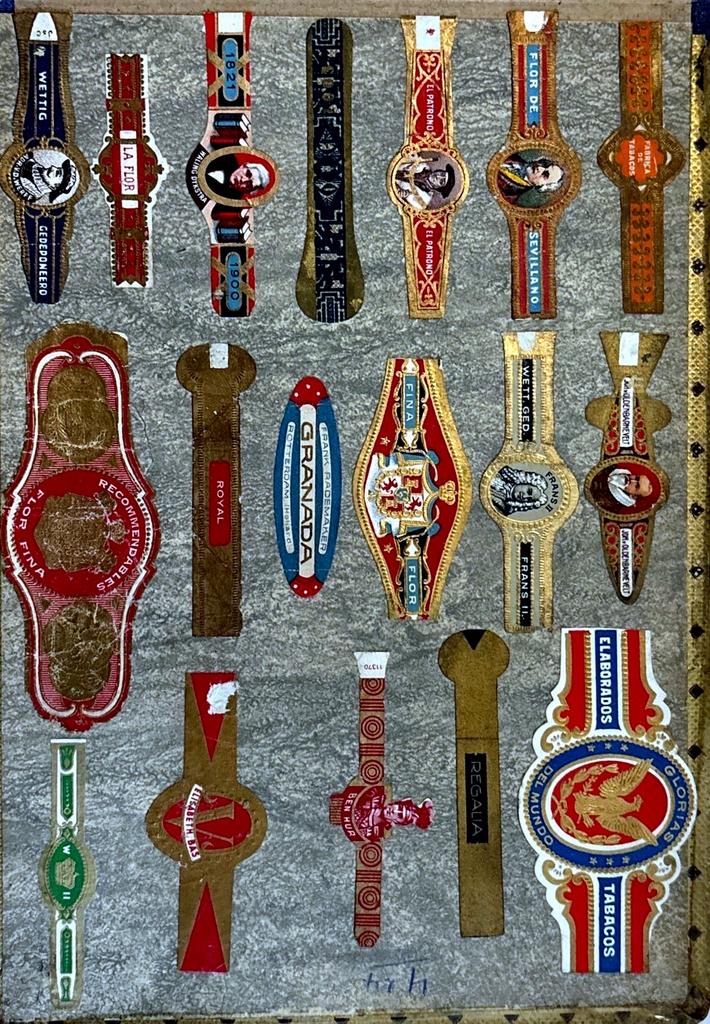 Bijzonder mooie  sigarenbandjes (deel IV), Ophalen of Verzenden, Gebruikt