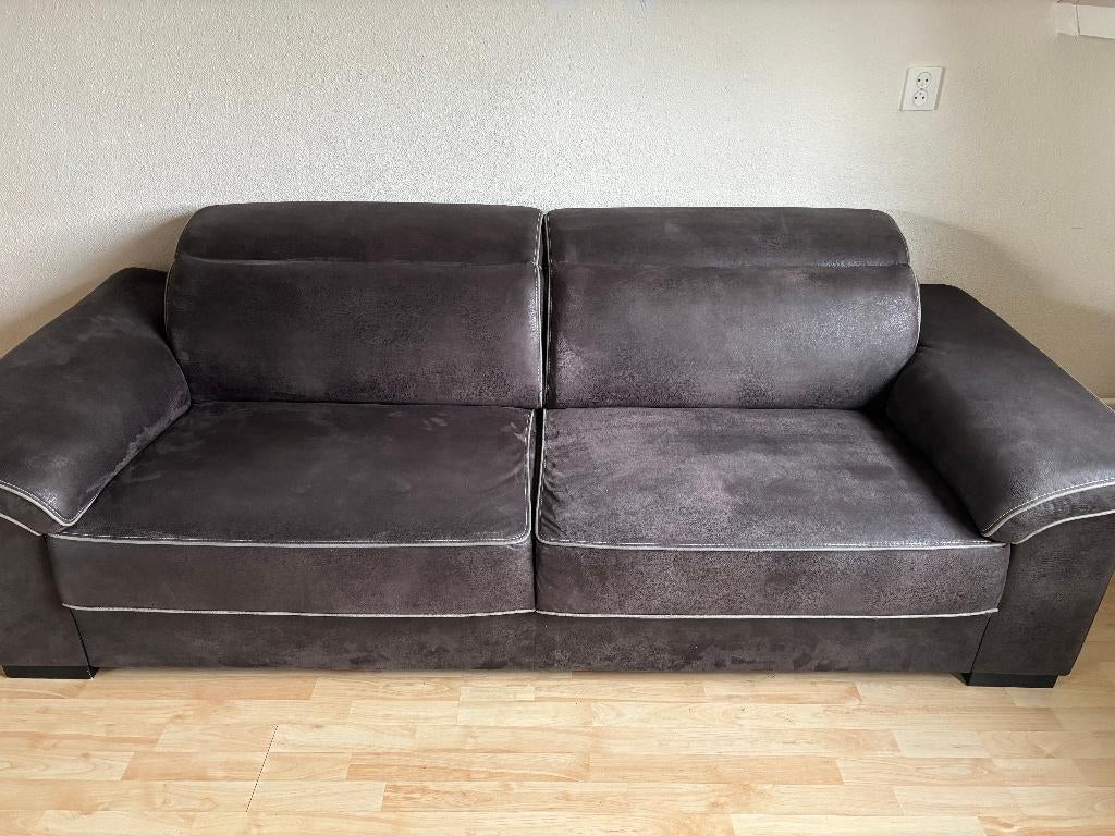 Bank, Ophalen, Driepersoons, Zo goed als nieuw, Rechte bank