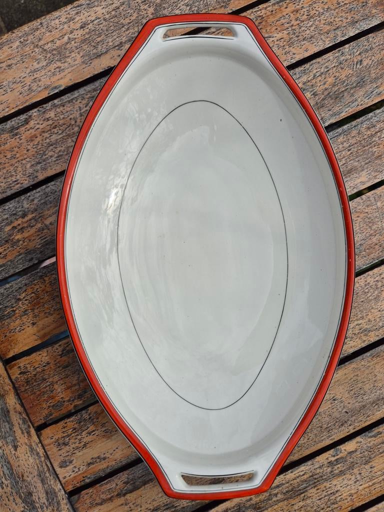 Ovale schaal met handvatten, Ophalen of Verzenden