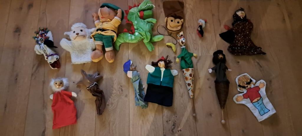 Handpoppen/poppenkastpoppen, Ophalen, Zo goed als nieuw, Overige typen