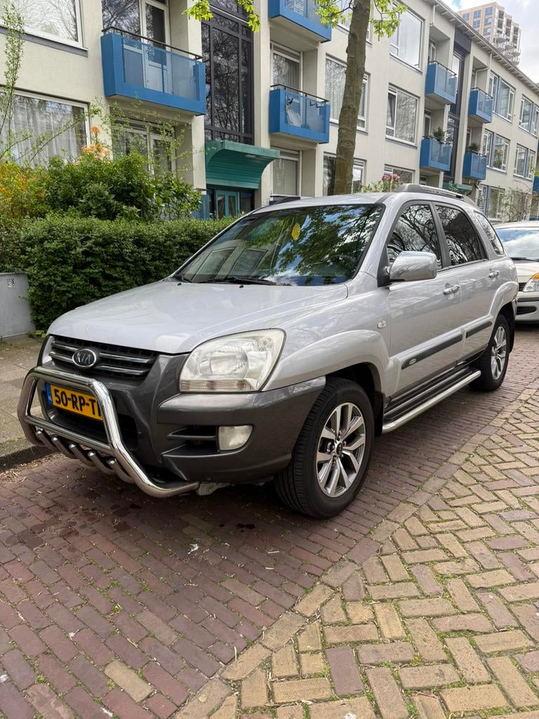 Kia Sportage 2.0 2WD 2005 Grijs, Auto's, Kia, 1442 kg, 4 cilinders, Origineel Nederlands, Handgeschakeld