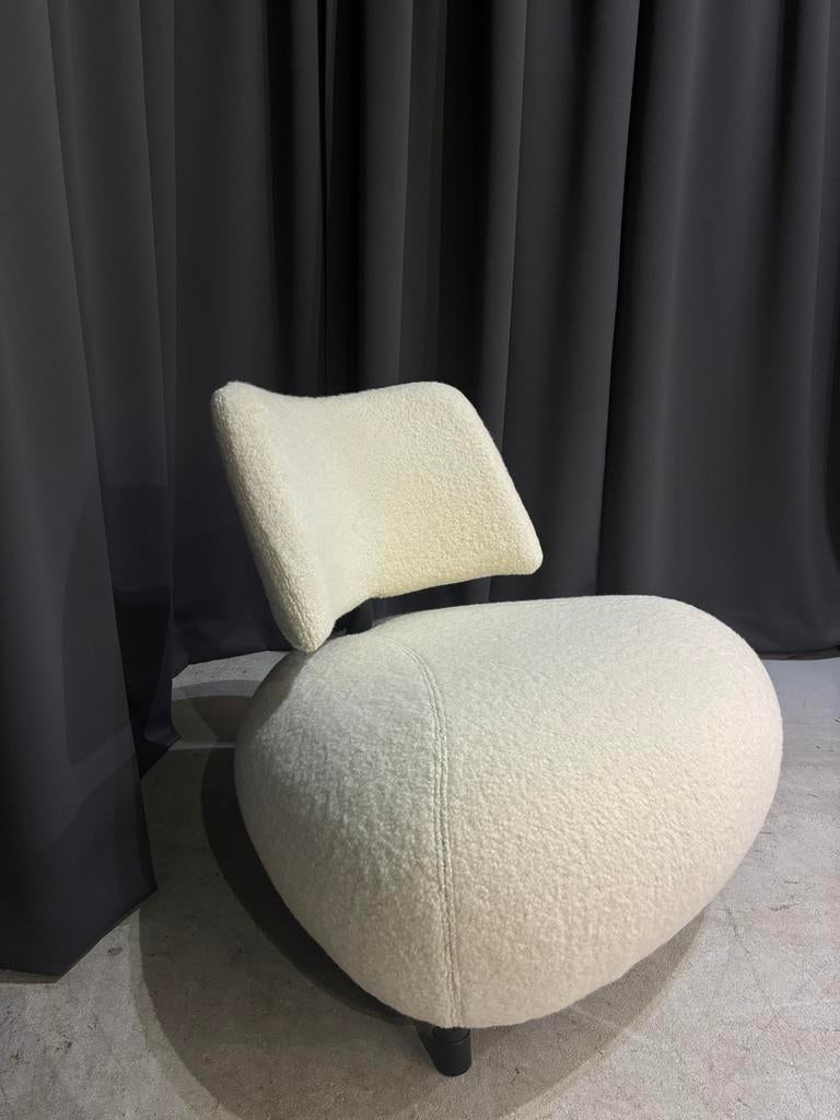 Pallone fauteuil in Nieuw wol boucle, Ophalen, Leolux, Overige kleuren, .
