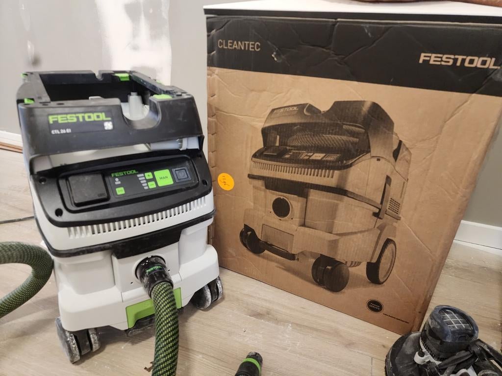 Festool CTL 26 El stofzuiger - Slechts 2x gebruikt!, Stofzuiger, Zo goed als nieuw, Minder dan 1200 watt, Ophalen