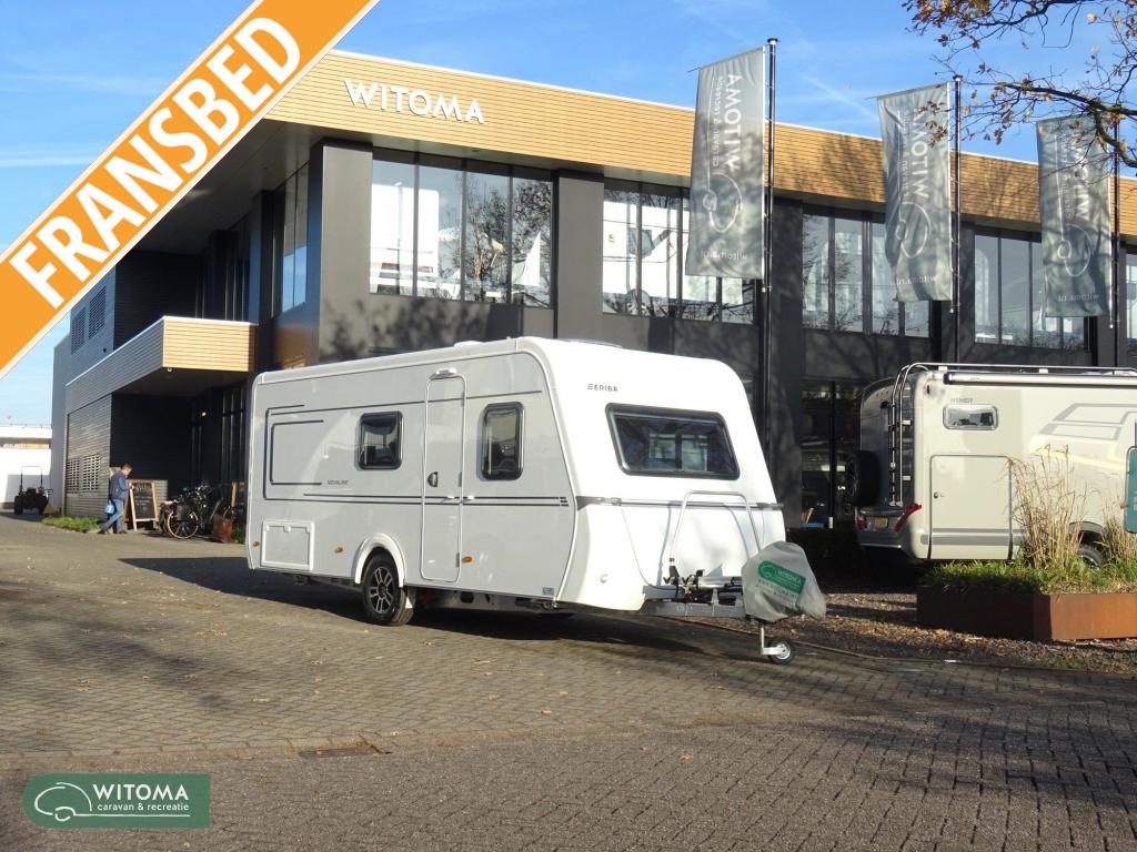 Eriba Novaline 485 Rondzit, hoge koelkast, Caravans en Kamperen, Caravans, Rondzit, Bedrijf, Overige typen, Schokbreker