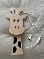 Leuke houten wandlamp giraffe voor kinderkamer, Ophalen, Zo goed als nieuw, Hout