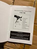 Astronomische telescoop – nieuw -Magazijnopruiming!, Lenzentelescoop (refractor), Ophalen of Verzenden, Minder dan 80 mm, Nieuw