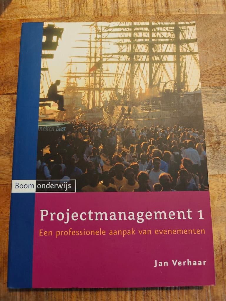 Projectman1: Een professionele aanpak van evenemente, Boeken, Jan Verhaar, Zo goed als nieuw, Gamma, HBO