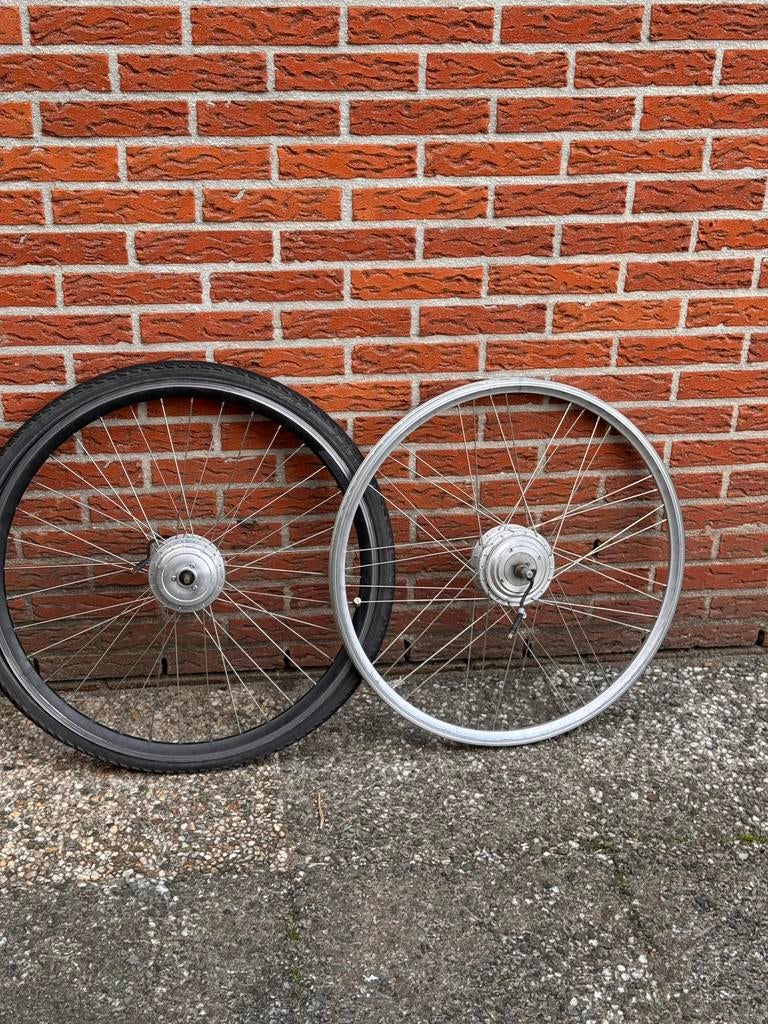 6 en 9 pin Elektrische fiets voorwiel motor, Ophalen, Zo goed als nieuw, Elektrische fiets, Motor