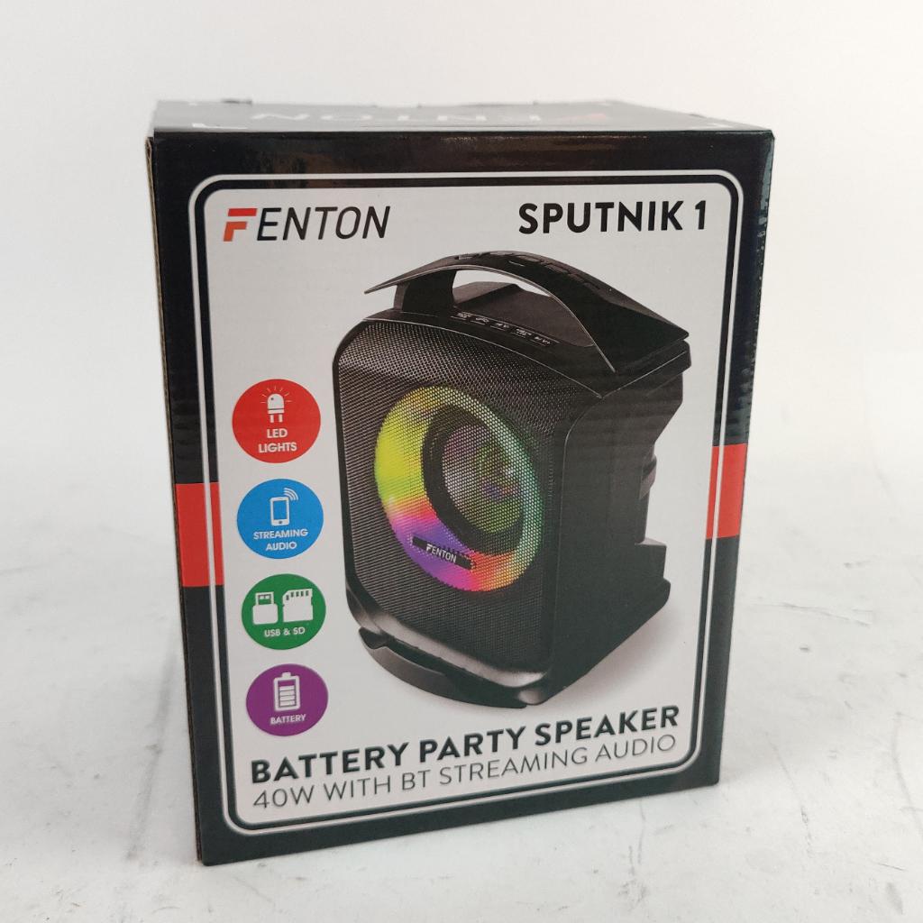 Fenton Sputnik 1 Draadloze Speaker met licht || nu €24,99!, Overige merken, Overige typen, Ophalen of Verzenden, X
