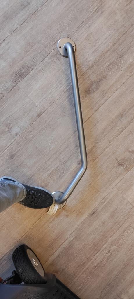 Wandbeugel 80cm met 45⁰ hoek rvs muur beugel,, Diversen, Verpleegmiddelen, Nieuw, Ophalen