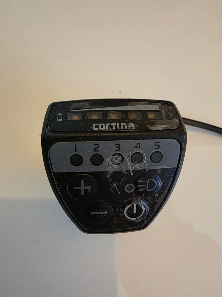 Cortina elektrische fiets display 5 pins, Fietsen en Brommers, Fietsaccessoires | Fietscomputers, Ophalen of Verzenden, Zo goed als nieuw