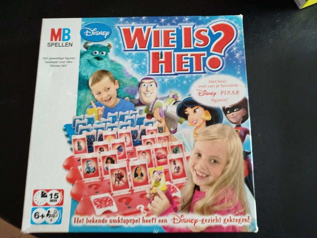 Disney Wie is het? MB Spellen - Raadspel met Disney figuren, Hobby en Vrije tijd, Gezelschapsspellen | Bordspellen, Een of twee spelers