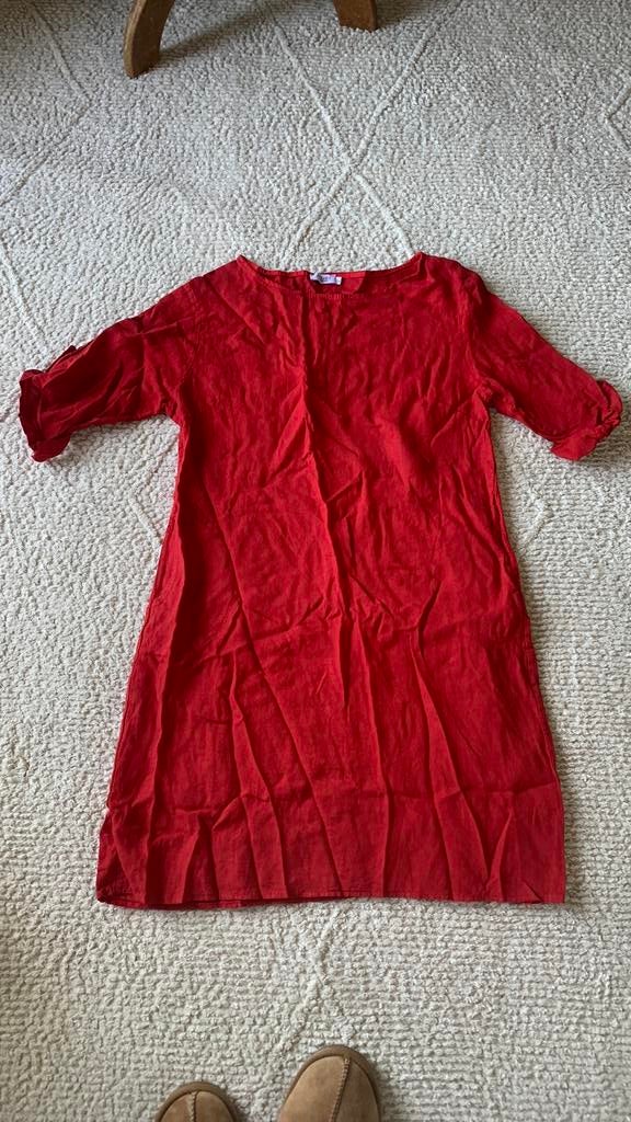 Nieuwe jurk Azuri, maat L, rood, Maat 42/44 (L), Nieuw, Ophalen of Verzenden, Knielengte