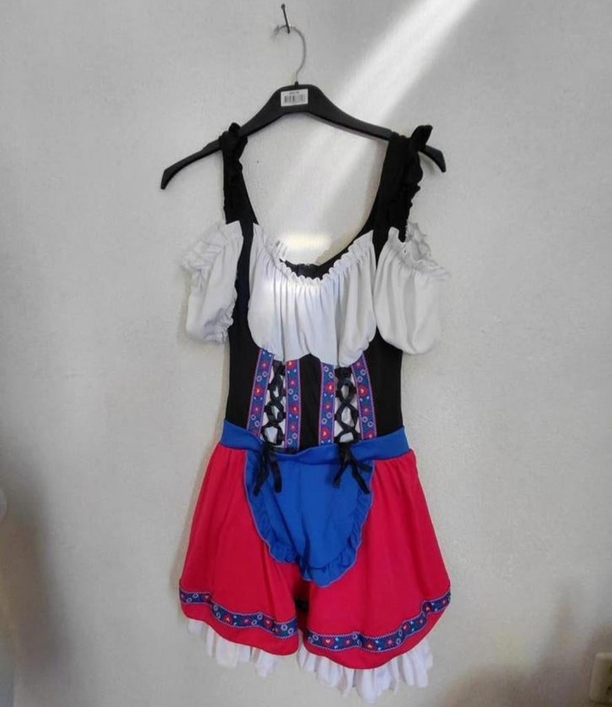 Oktoberfest Dirndl Jurkje Maat M - Feestelijke Klederdracht, Maat 38/40 (M), Ophalen of Verzenden, Overige thema's, Kleding