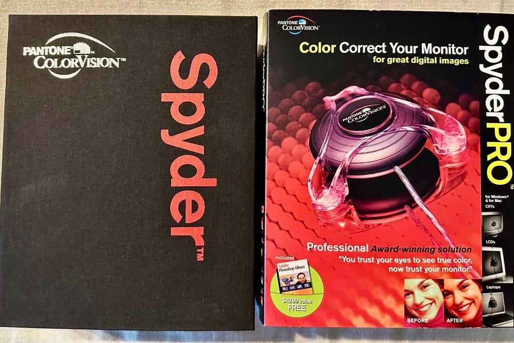 Pantone SpyderPro ColorVision, Computers en Software, Ontwerp- en Bewerkingssoftware, Zo goed als nieuw, MacOS, Windows, Ophalen