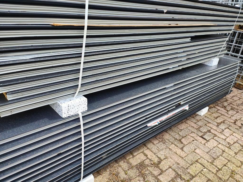 Sandwichpaneel 50mm ZWART  / WIT, Doe-het-zelf en Verbouw, Platen en Panelen, Ophalen, Gebruikt, Overige materialen, 20 tot 50 mm