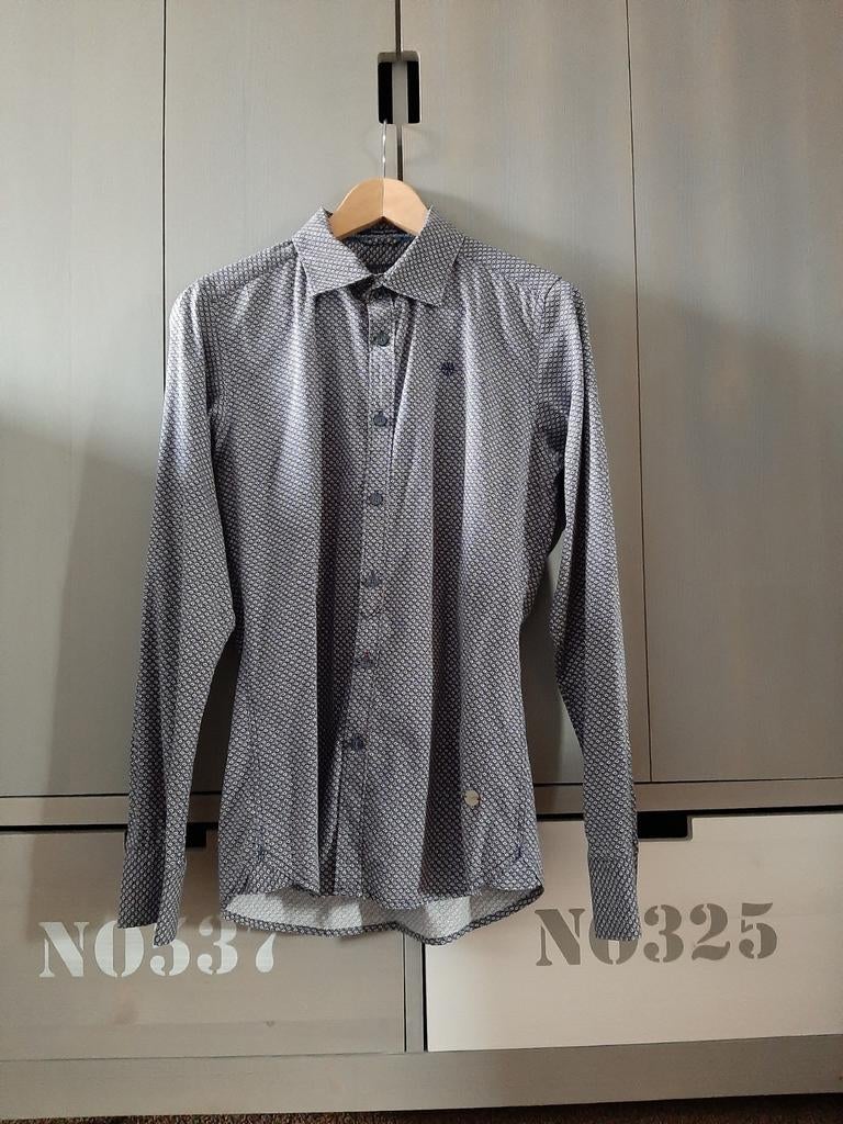 Heel mooi overhemd blouse Dstrezzed maat S., Blauw, Ophalen of Verzenden, Zo goed als nieuw, Halswijdte 38 (S) of kleiner