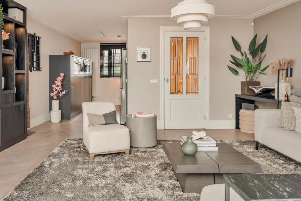 Carpetlinq Antraciet Vloerkleed hoogpolig 300 x 400 cm, Gebruikt, Grijs, 200 cm of meer, Ophalen of Verzenden