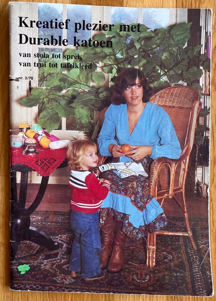 Kreatief plezier met durable katoen, haken vintage creatief, Boeken, Ophalen of Verzenden, Zo goed als nieuw, Groningen