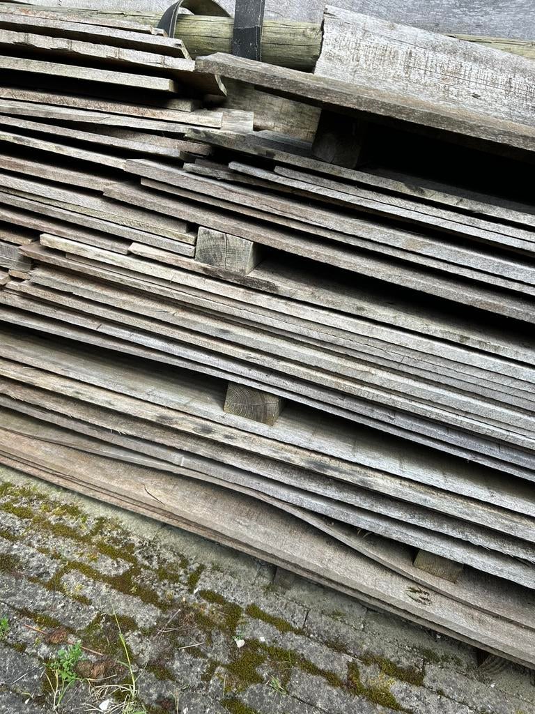 Hardhouten planken gratis, Ophalen, Gebruikt, Minder dan 25 mm, Plank