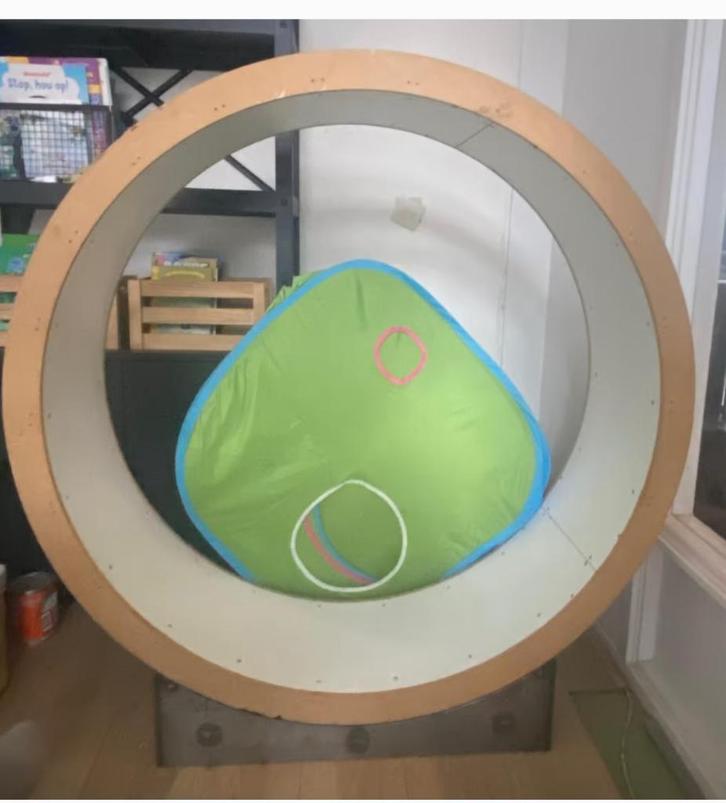 Loopwiel voor katten, Dieren en Toebehoren, Kattenspeelgoed, Zo goed als nieuw, Overig speelgoed, Ophalen