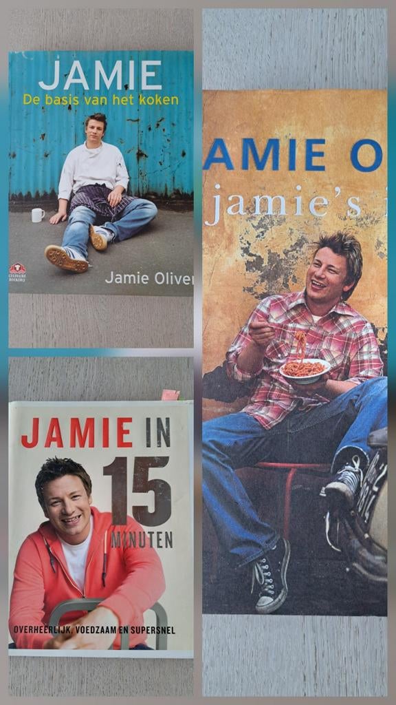 3x Jamie Oliver, Boeken, Ophalen of Verzenden, Zo goed als nieuw