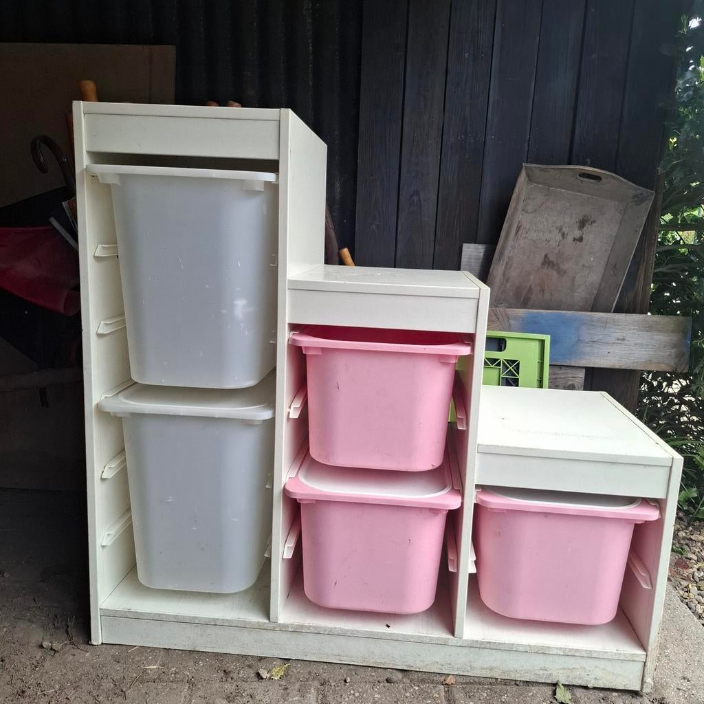 Ikea vakkenkast met bakken en 4 deksels, Ophalen, Minder dan 50 cm, 75 tot 100 cm, 105 cm of meer
