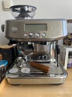 Sage the Barista Pro Stainless Steel w/ accessories and box, Ophalen, Gebruikt, Espresso apparaat, Koffiebonen