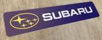 SUBARU  kentekenplaat kunststof 52x11 cm, Ophalen of Verzenden, Zo goed als nieuw, Auto's
