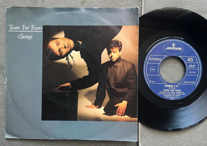 Tears for Fears - Change 7” NL 1983, Cd's en Dvd's, Vinyl Singles, Zo goed als nieuw, Pop, Ophalen of Verzenden