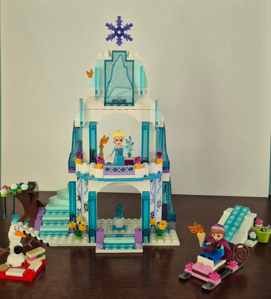 LEGO Disney Elsa's fonkelende ijskasteel #41062, Gebruikt, Lego, Ophalen of Verzenden, Inclusief minifiguren