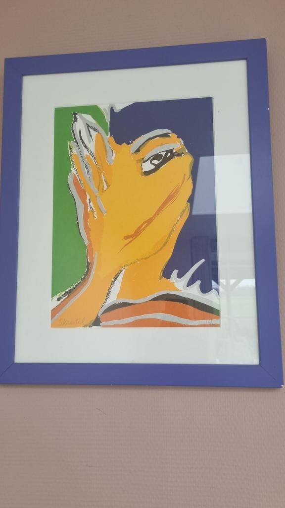 Zeefdruk van Silvia Kristel, Antiek en Kunst, Ophalen