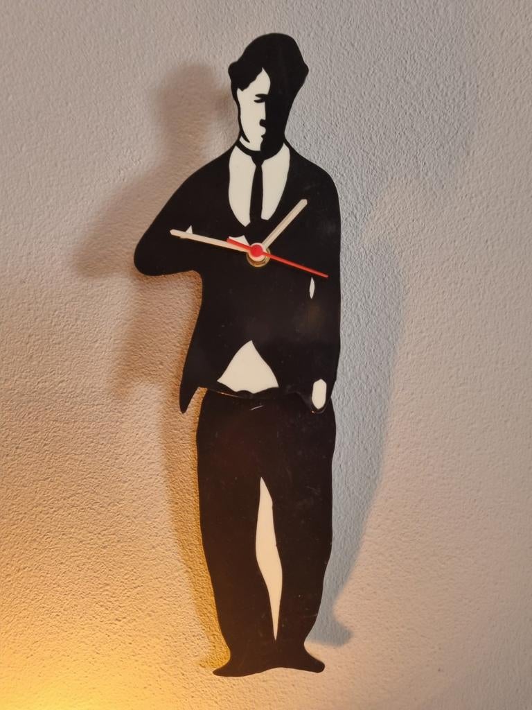 Elvis geschilderd retro vinyl record klok,. Wandklok. Cadeau voor de muziekliefhebber - België