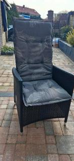 4 tuinstoelen met kussens. Bois Le duc, Ophalen, Gebruikt, Wicker, Stoel