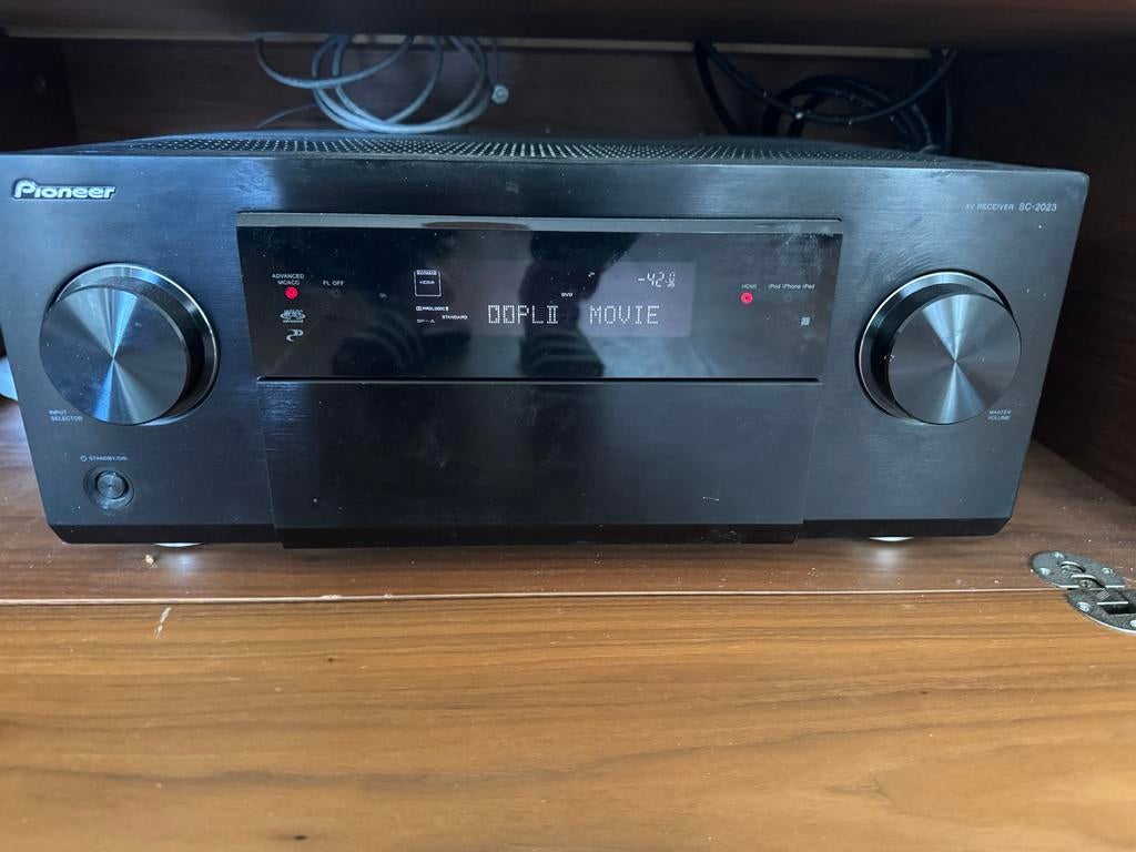 Pioneer SC-2023 Homecinema set met Onkyo speakerset, 70 watt of meer, Ophalen of Verzenden, Zo goed als nieuw, Pioneer