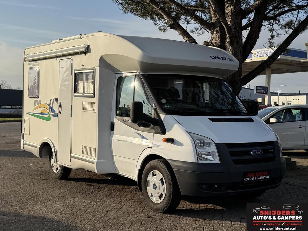 Chausson FLASH 02 met airco in prima staat, Caravans en Kamperen, Tot en met 3, Half-integraal, Standkachel, Luifel
