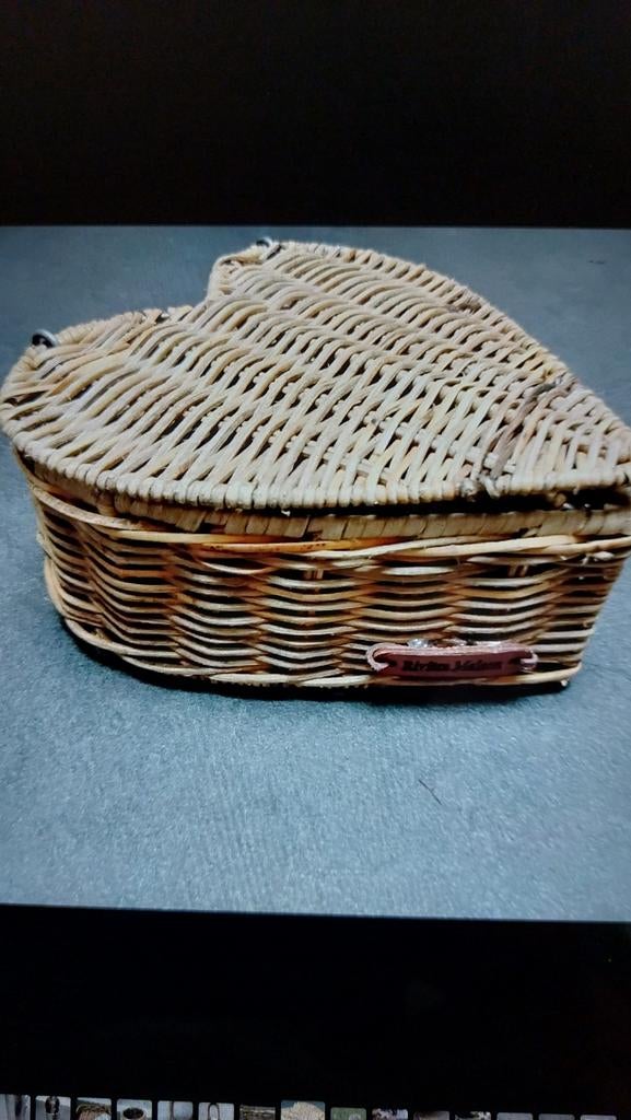 Riviera maison rattan., Ophalen, Zo goed als nieuw, Rond, Riet