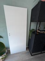 Binnendeur 78x201,5 rechtsdraaiend wit afgelakt, Doe-het-zelf en Verbouw, Deuren en Horren, Ophalen, Binnendeur, 200 tot 215 cm