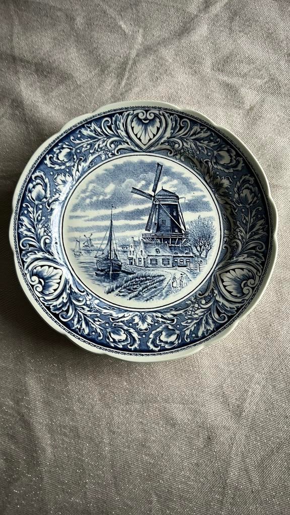 Klassiek Delfst blauw wandbord, Ophalen of Verzenden