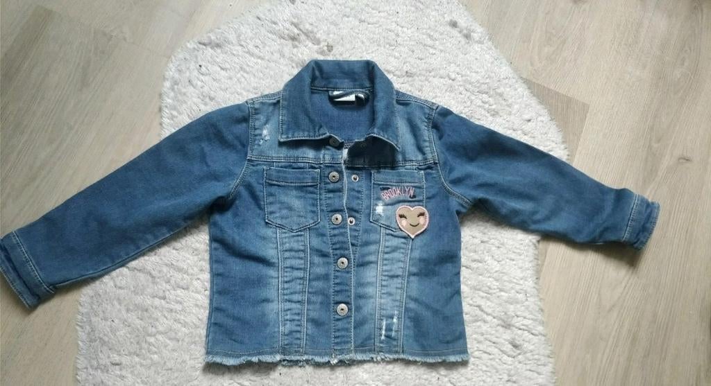 Name-it Spijkerjasje maat 92, Ophalen of Verzenden, Zo goed als nieuw, Meisje, Jas